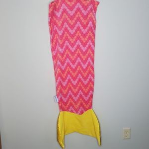 snuggie | Bedding | Snuggie Mermaid Tail Blanket Pink Yellow | Poshmark